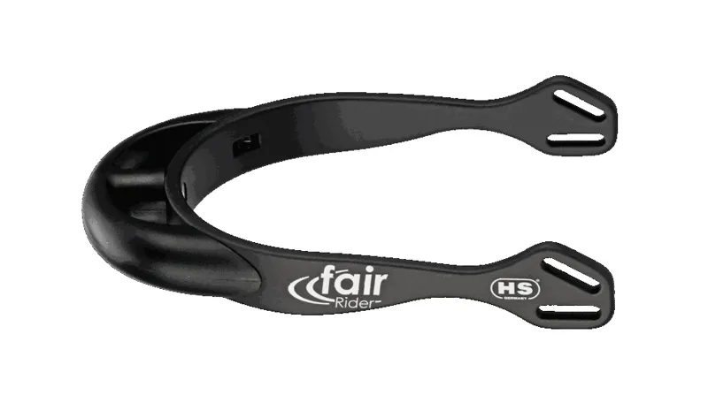 Sprenger FairRider Thick Rounded Spurs Unisex in Black 20mm
